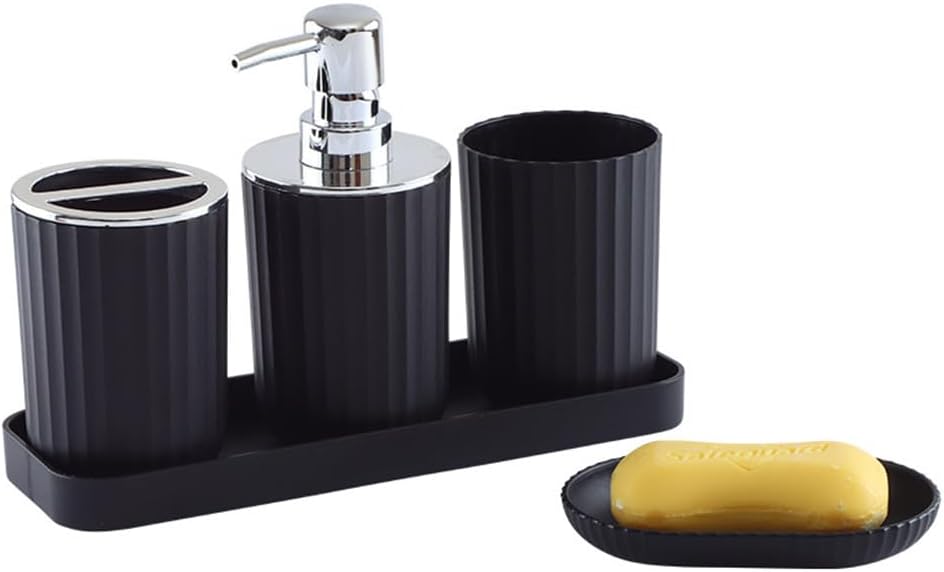 Modern grey bathroom accessories