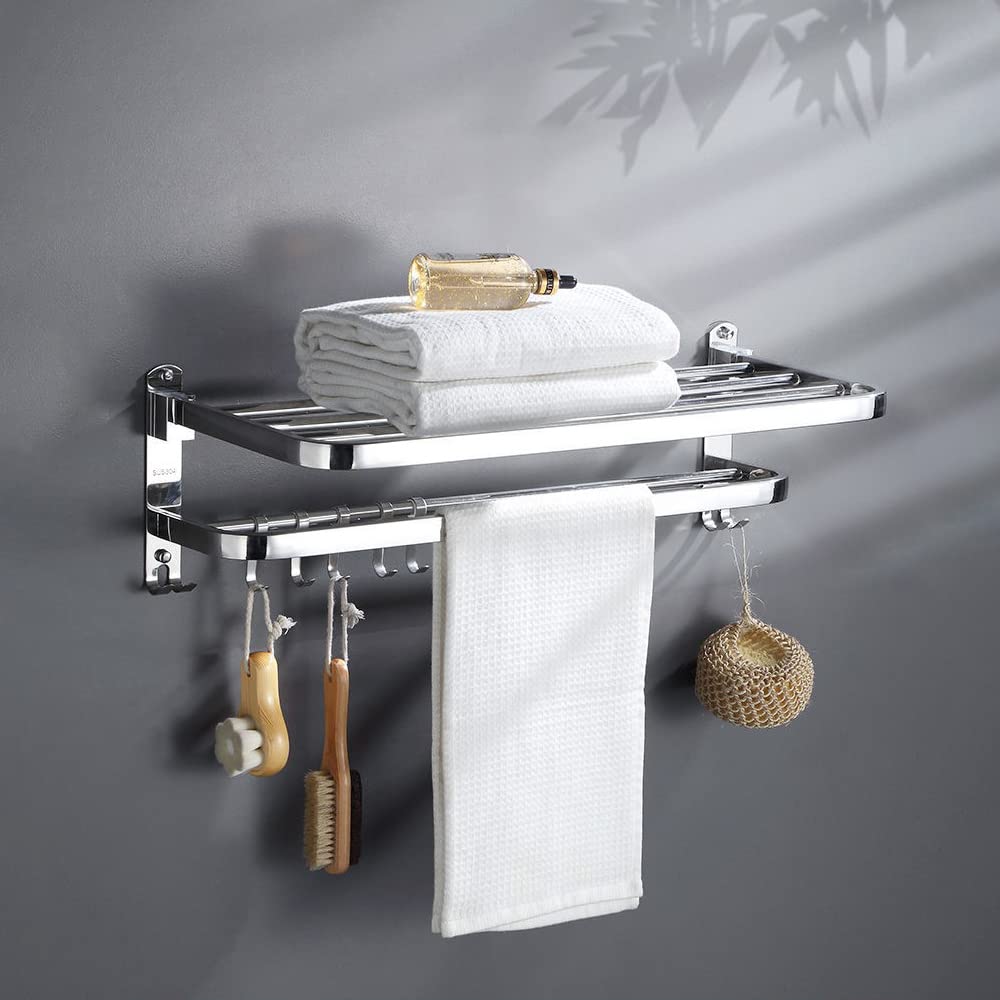 Wall mounted towel rail