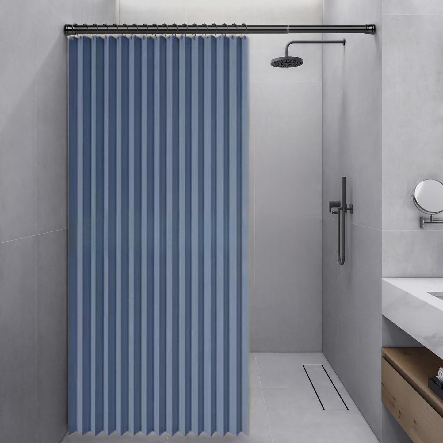 Waterproof Foldable Shower Curtain