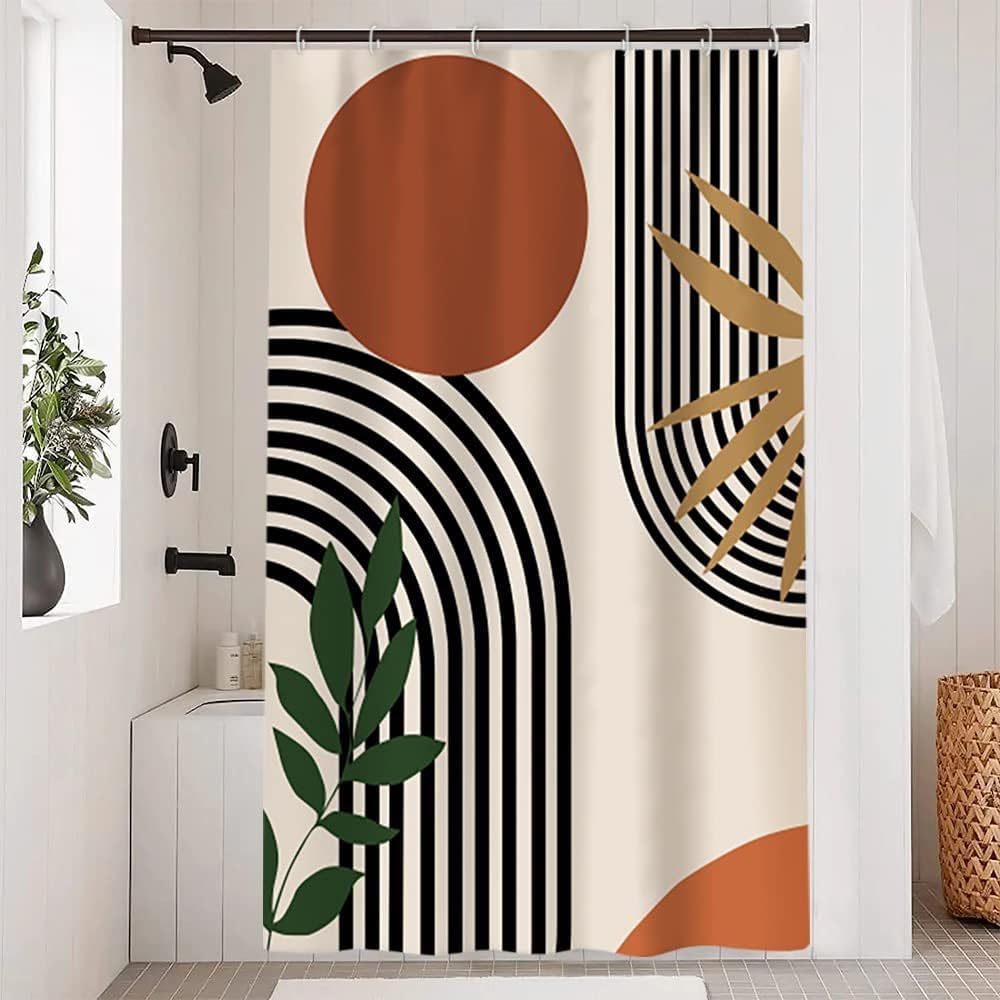 Shower curtain abstract