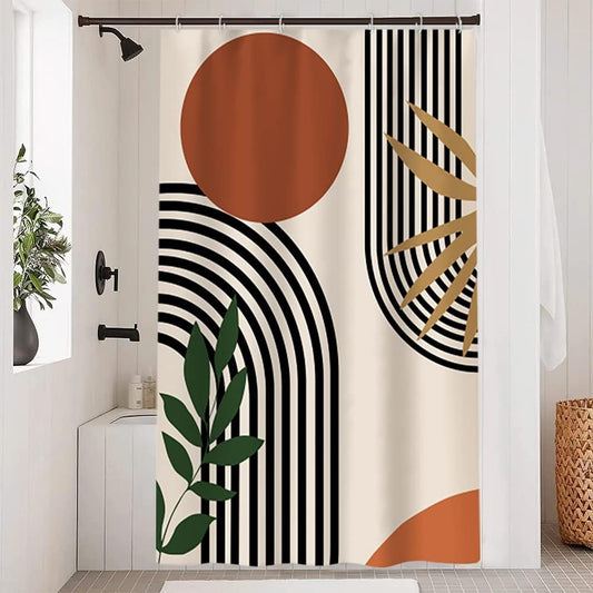 Shower curtain abstract