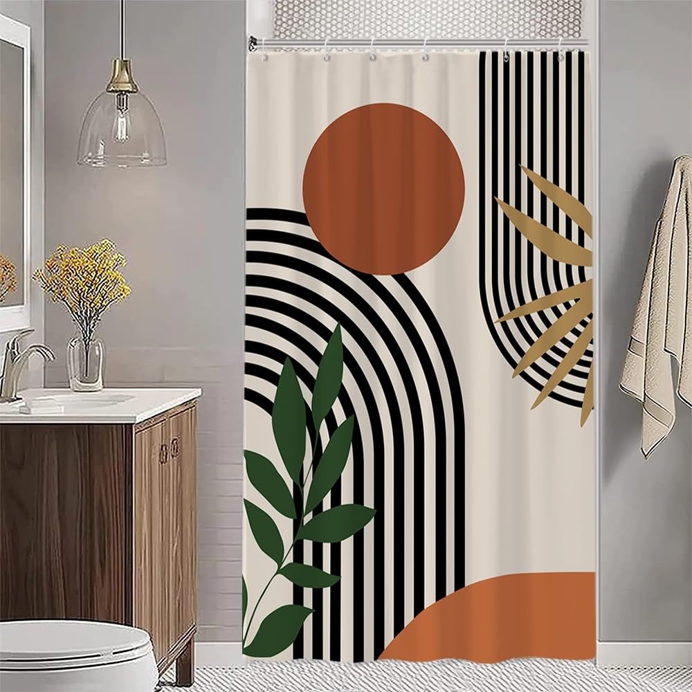 Shower curtain abstract