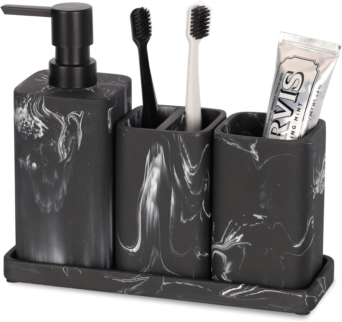 Bathroom Accessory Sets Black