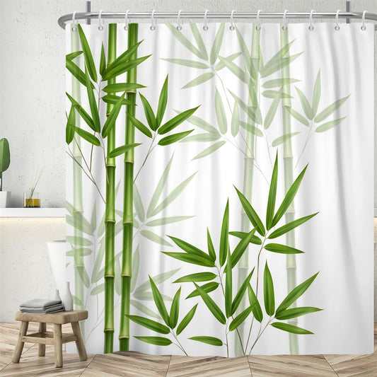 Bamboo shower curtain