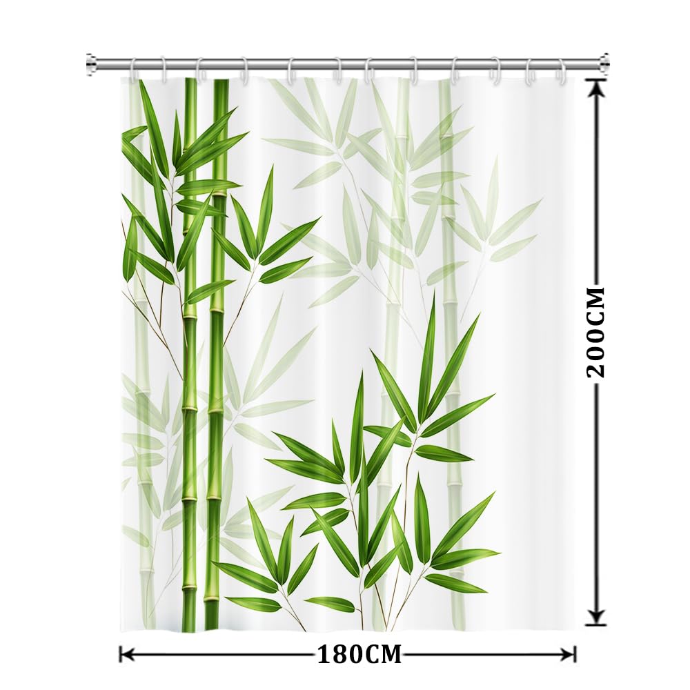 Bamboo shower curtain