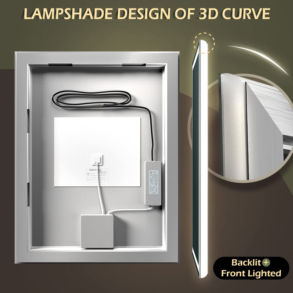 LED bathroom mirror lumen