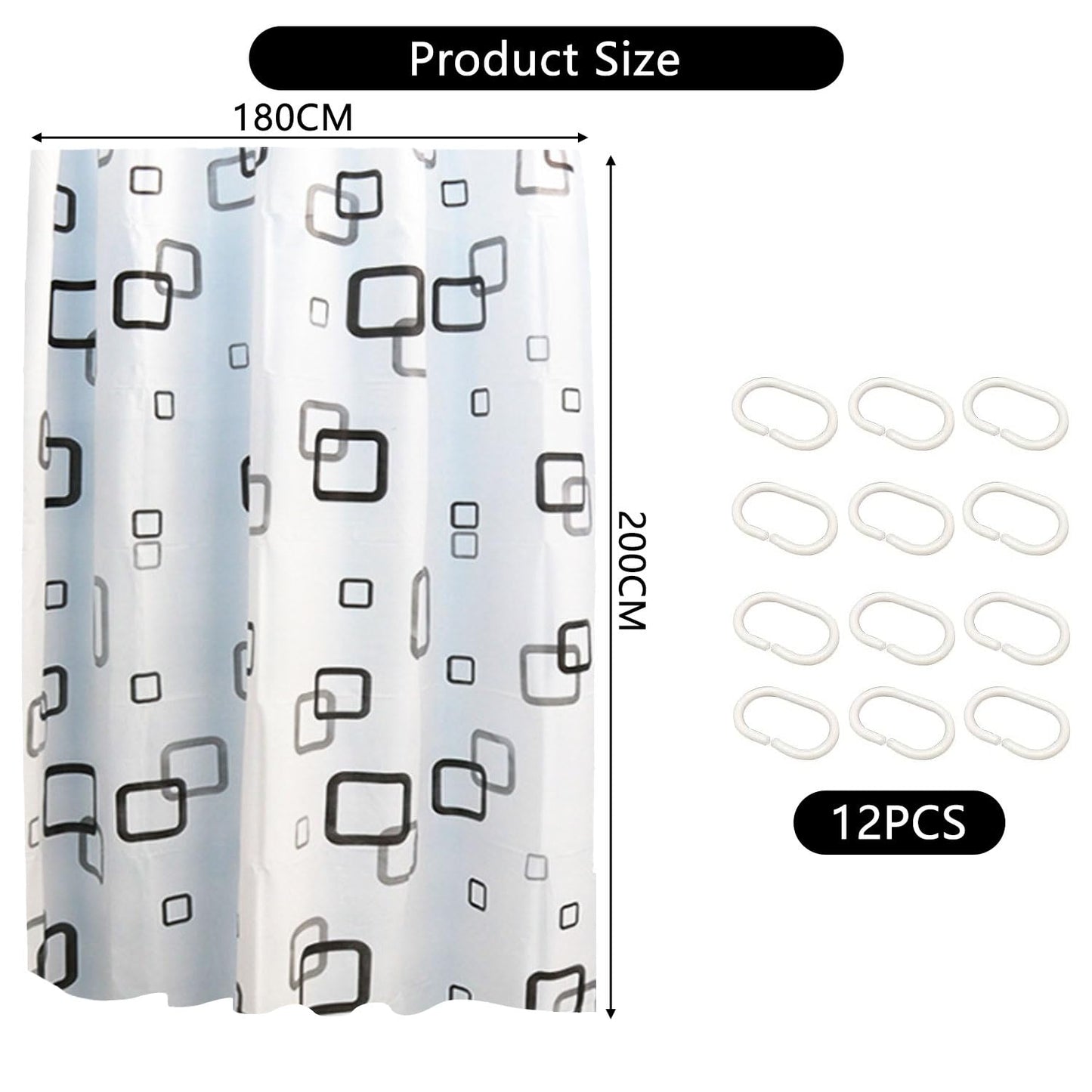 Anti-mold shower curtain