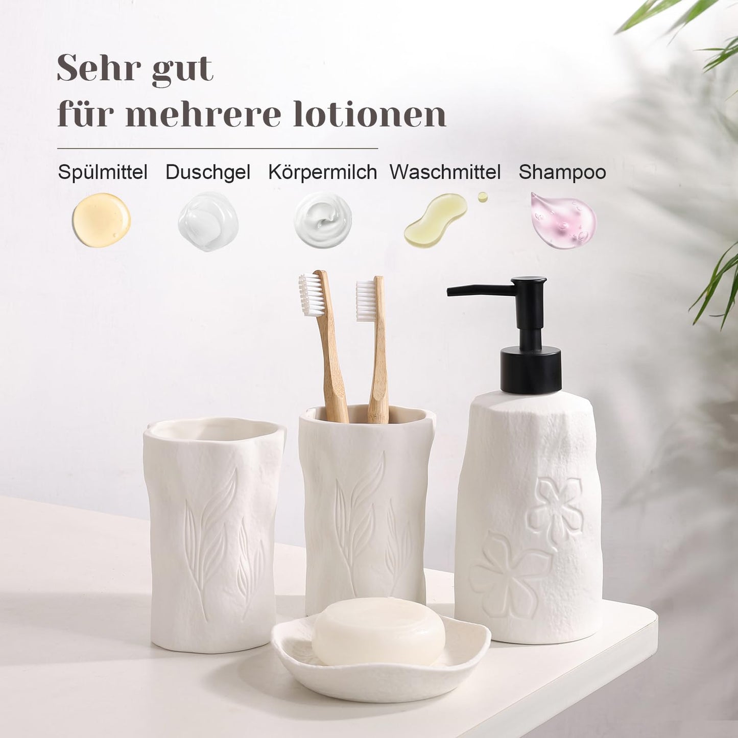 Bathroom Accessory Set Ceramic