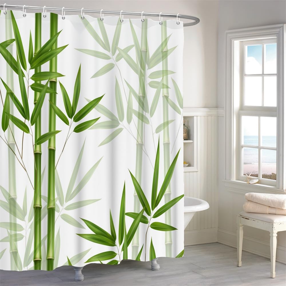 Bamboo shower curtain