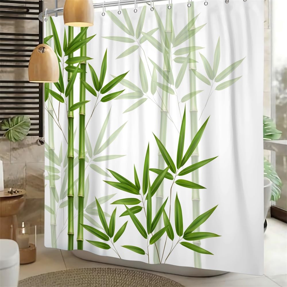 Bamboo shower curtain