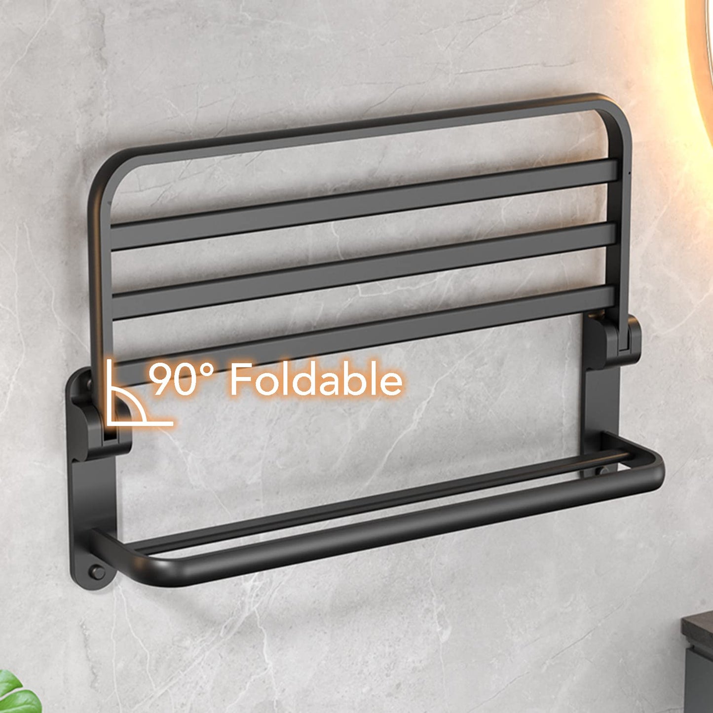 Towel rails black