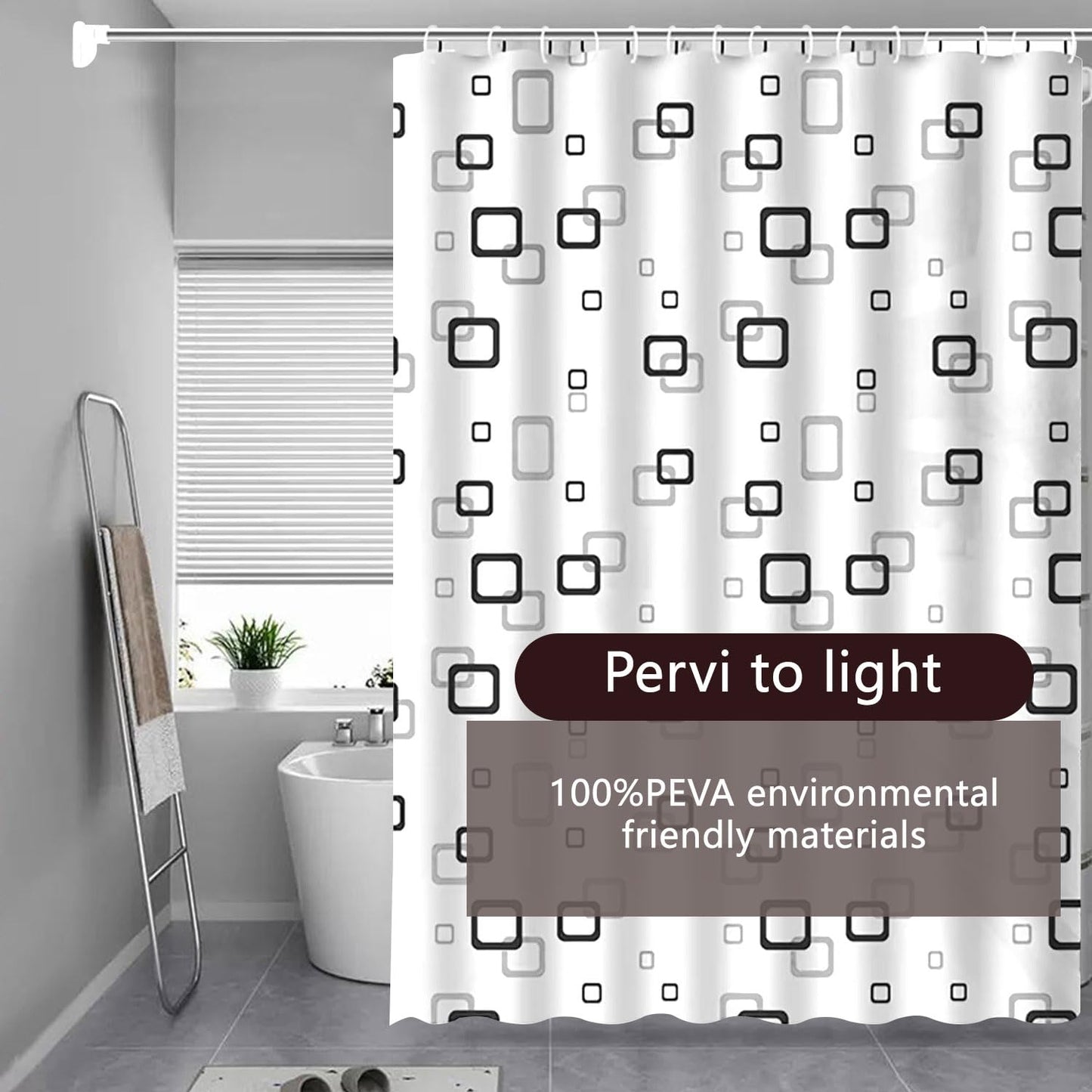 Anti-mold shower curtain