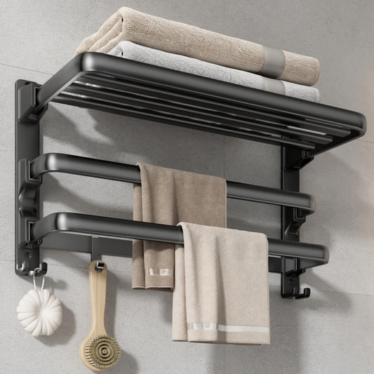 Towel rack matt black