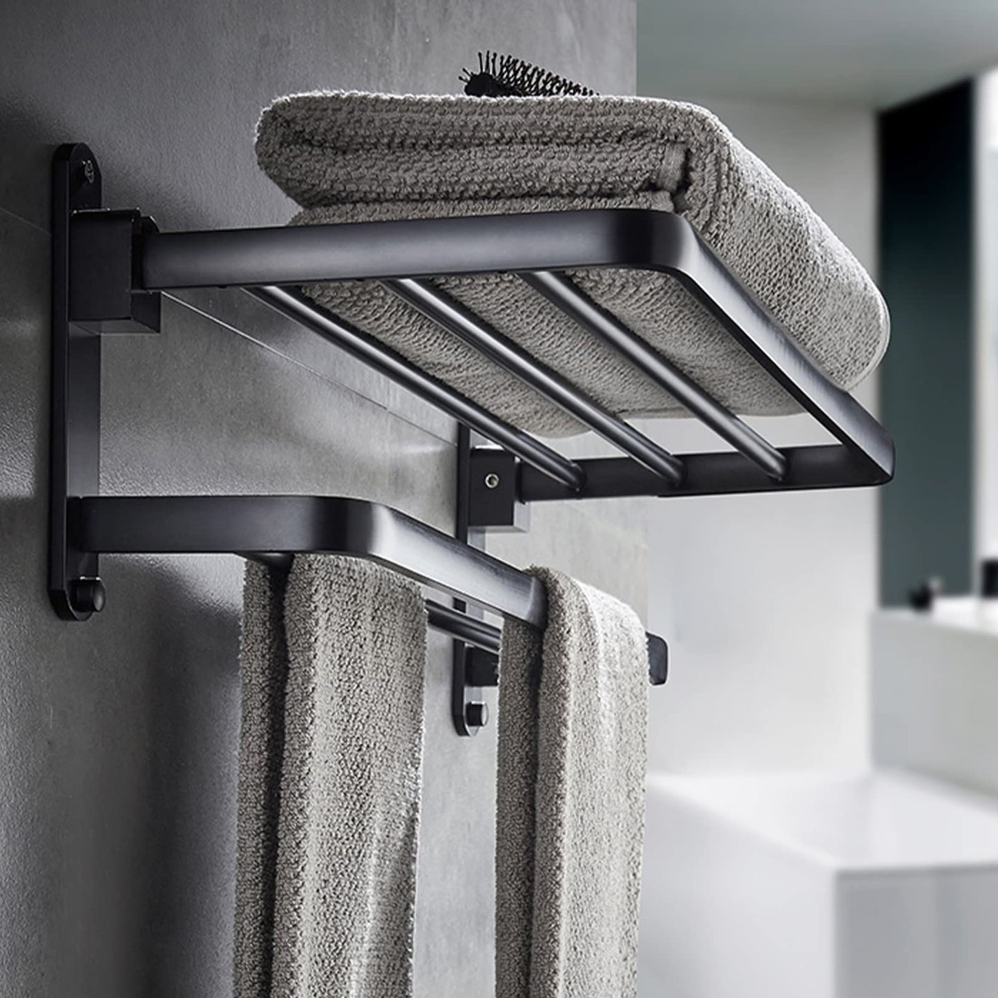 Towel rails black