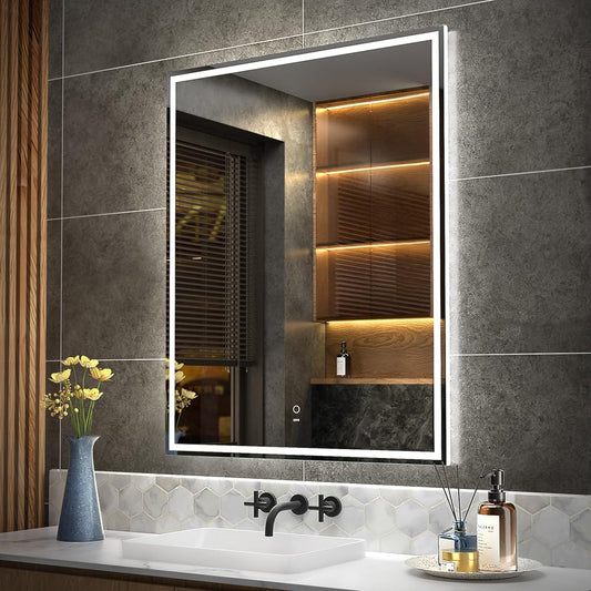 LED sensor bathroom vanity mirror