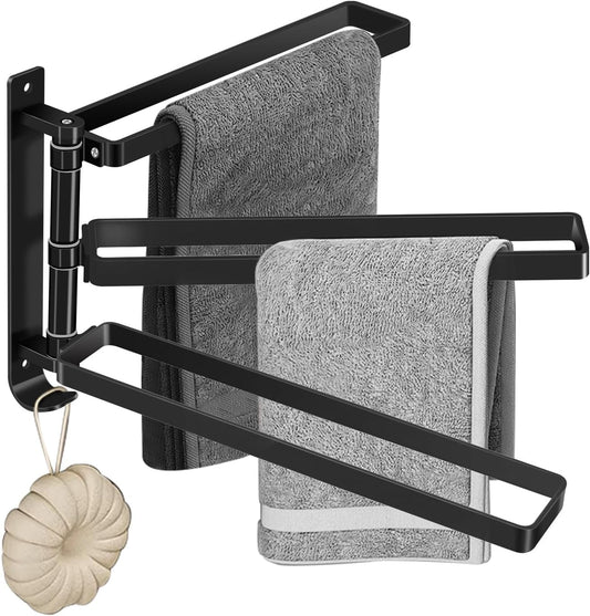 Black Towel Rack