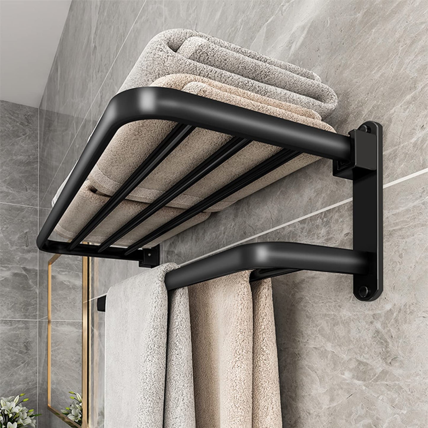 Towel rails black