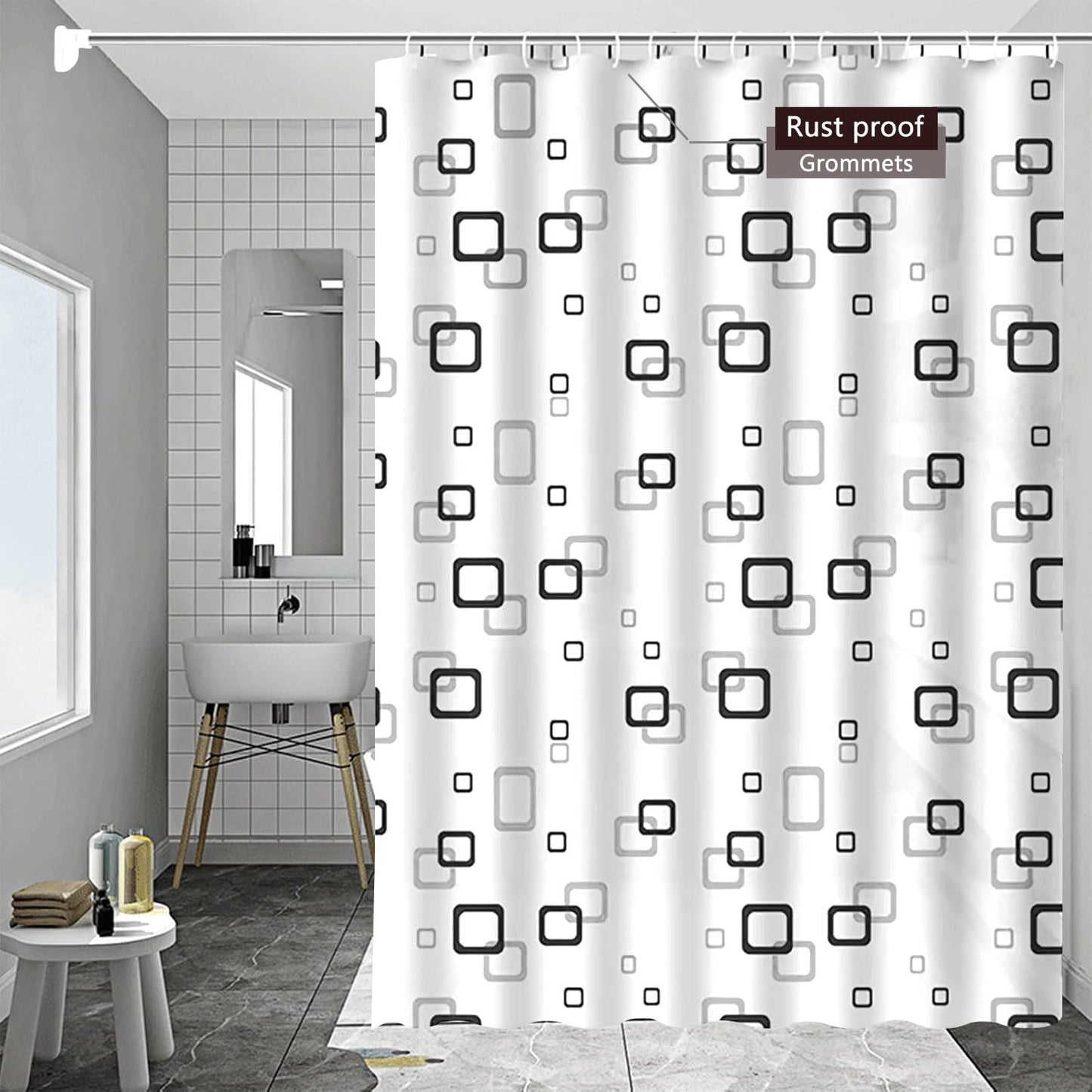 Anti-mold shower curtain