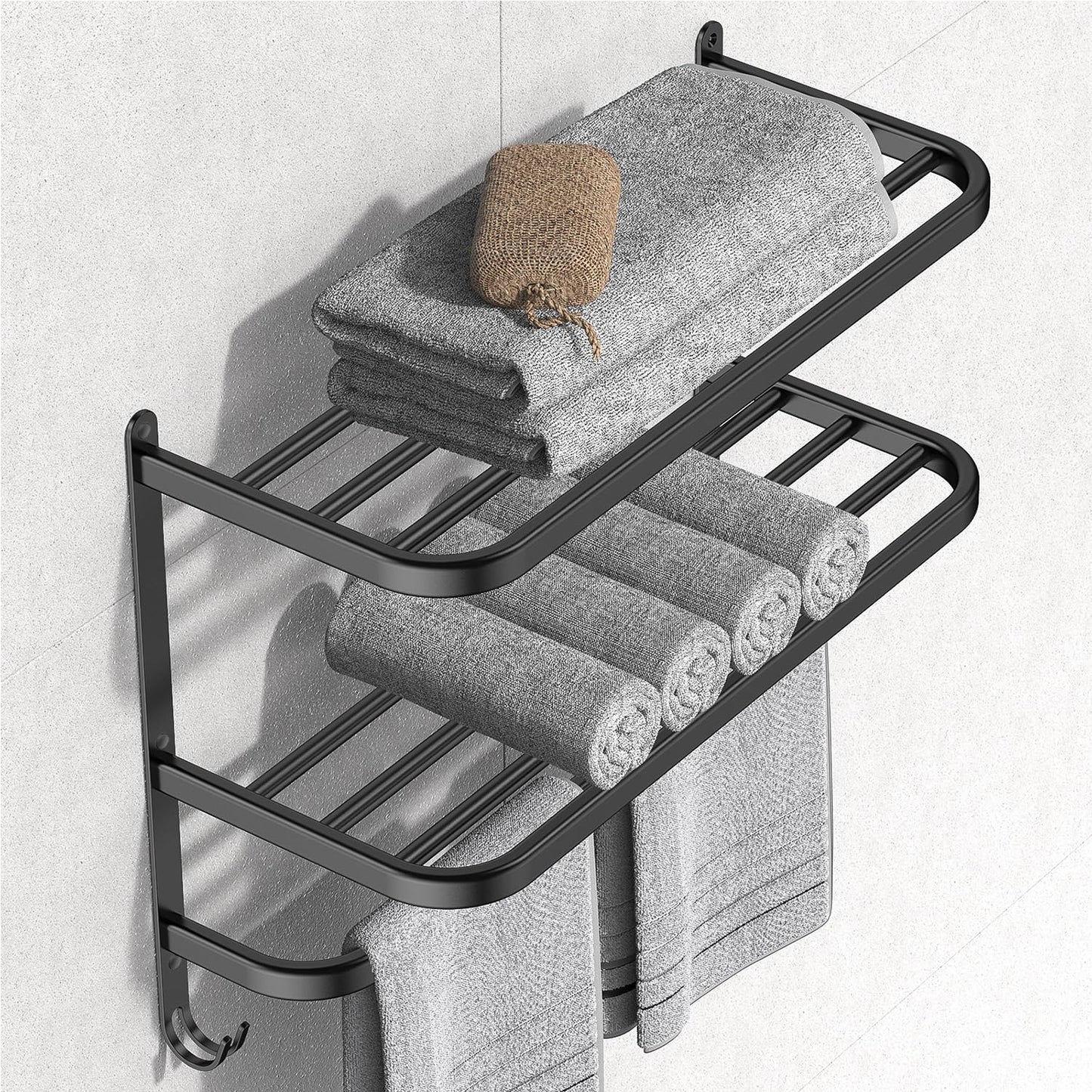 Towel holder black